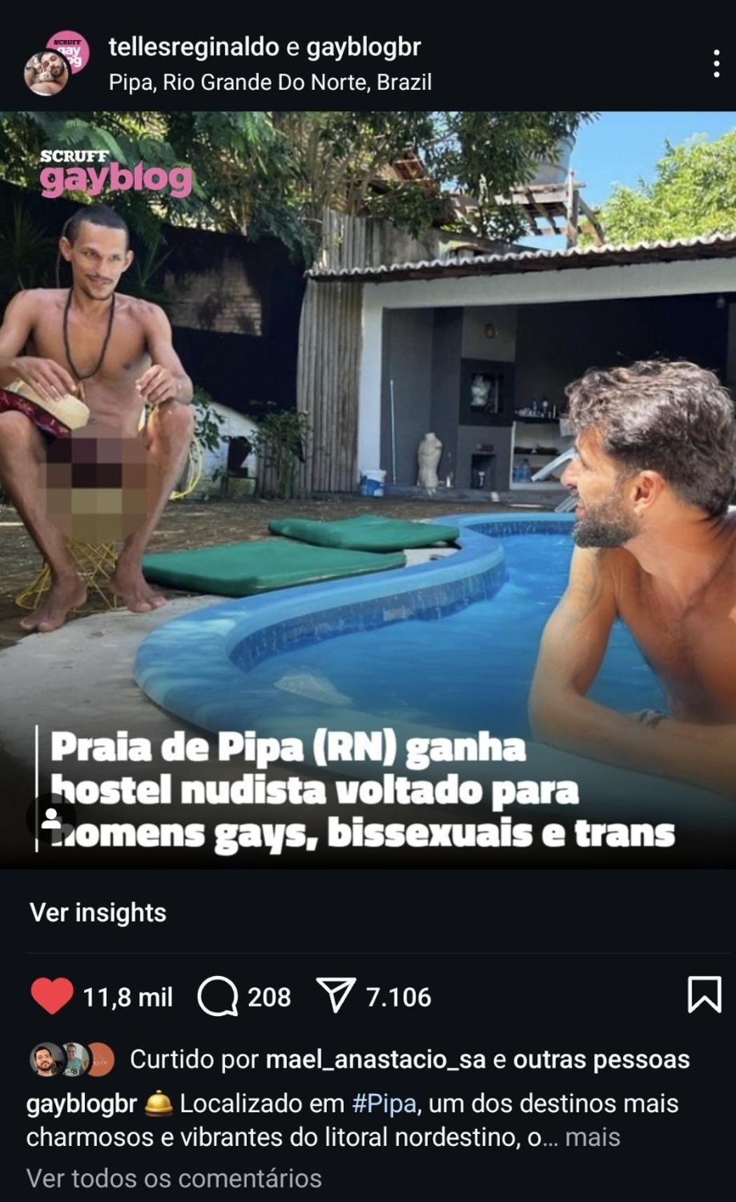 Pelados Beach Hostel Praia de Pipa ภายนอก รูปภาพ